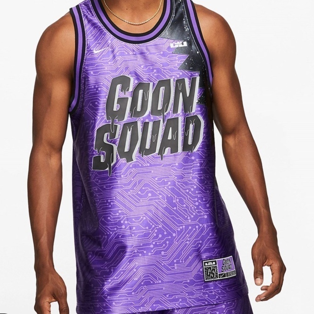 Nike LeBron Jersey x Space Jam 2 Goon Squad purple men’s XXL basketball jersey